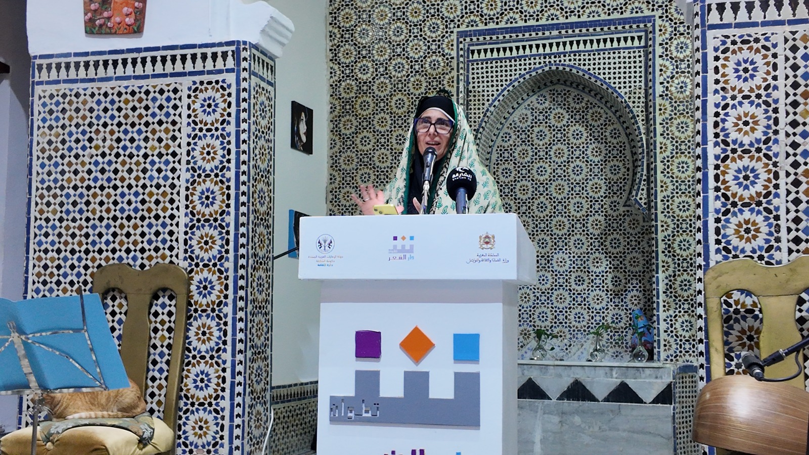أمل الجبوري : عرفت المغرب قبل زيارته من خلال عالم غير حياتي بعلمه وأصلي كل اليوم ليحفظ الله المغرب وشعبه المثقف