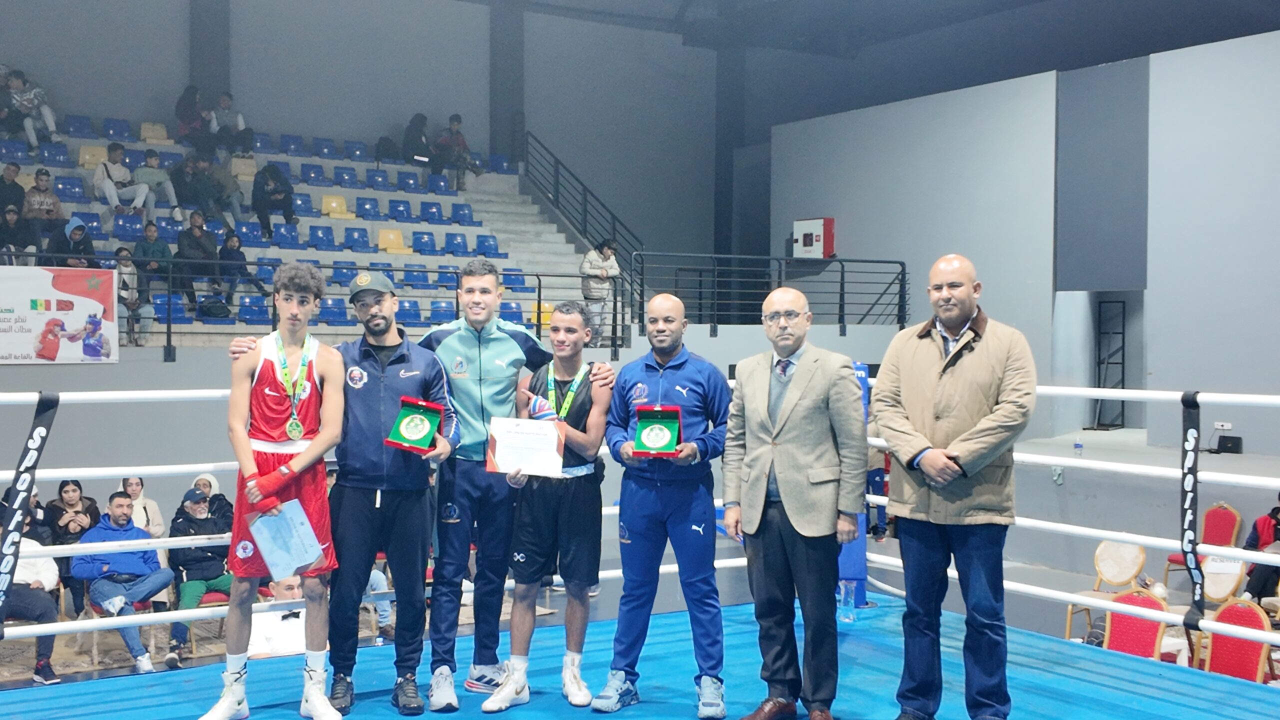 تطوان تفوز بذهبية الشباب للدوري الدولي الأول الدار البيضاء للملاكمة دورة المرحوم بليوط بوشنتوف